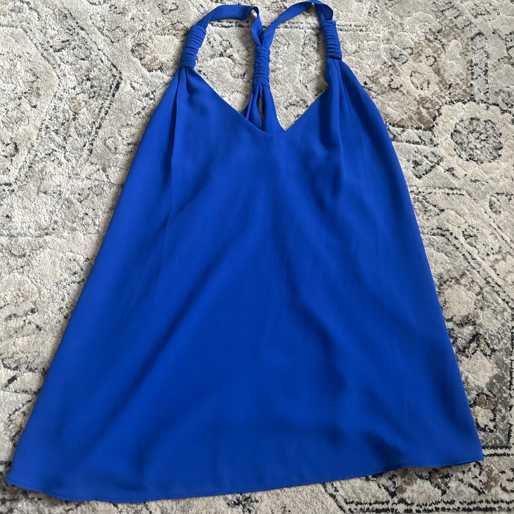 Naked Zebra Blue Tank Top